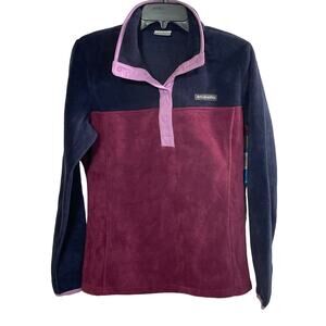 Columbia Benton Springs Half Snap Pullover Marionberry/Nocturnal, Small